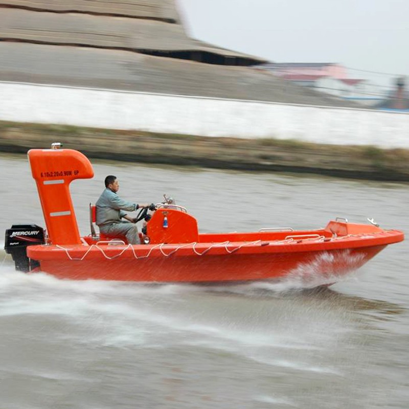 fiberglass open lifeboat
